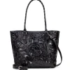Patricia Nash Adeline Burnished Cutout Tooled Tote| Totes