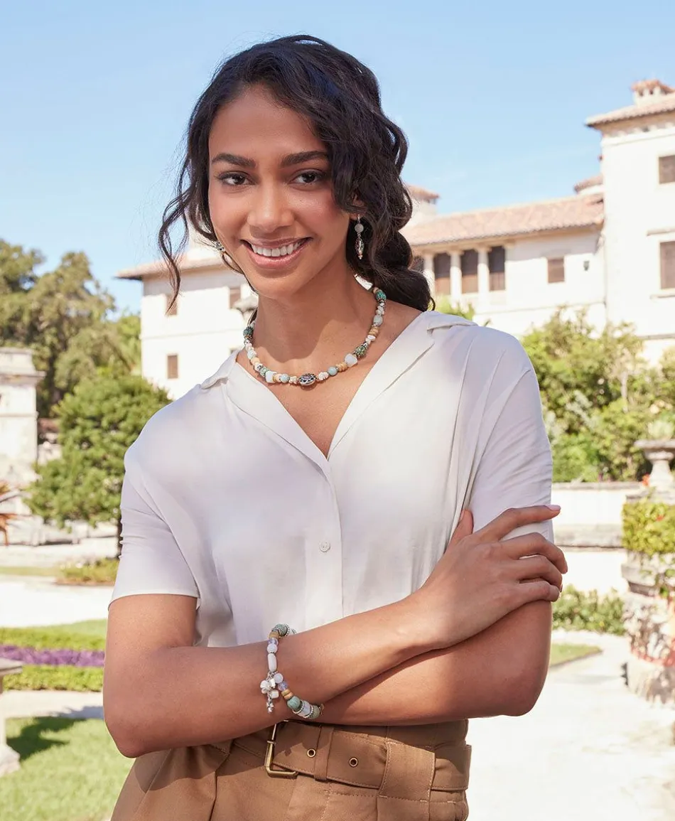 Patricia Nash Ball Double Drop Earrings| Earrings