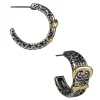 Patricia Nash Belt Hoop Earrings| Earrings