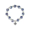 Patricia Nash Blue Beaded Stretch Bracelet| Bracelets
