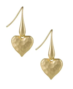 Patricia Nash Bumpy Heart Dangle Earrings| Earrings