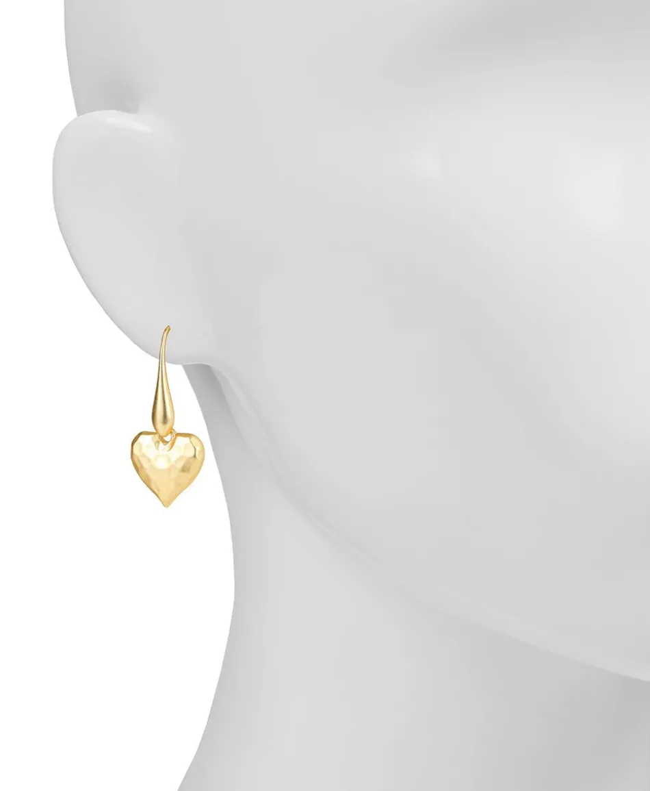 Patricia Nash Bumpy Heart Dangle Earrings| Earrings