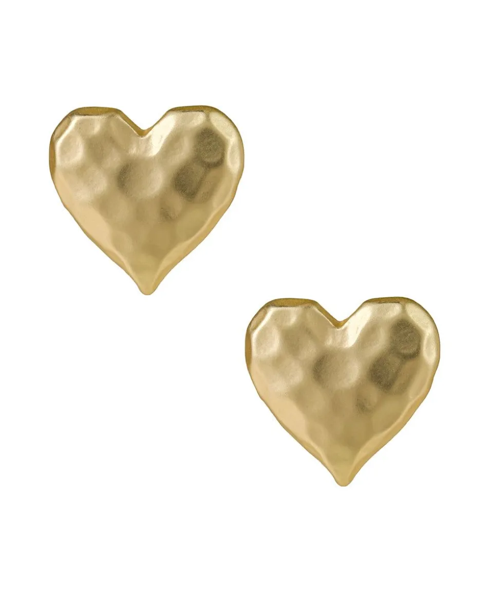 Patricia Nash Bumpy Heart Drop Earrings| Earrings