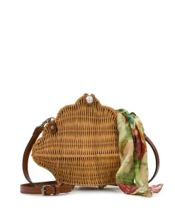 Patricia Nash Cala Luna Clam Crossbody With Scarf| Crossbodies