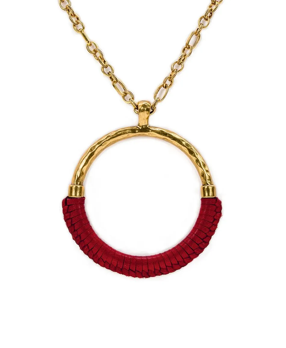 Patricia Nash Carmelina Wrapped Ring Pendant Necklace| Necklaces