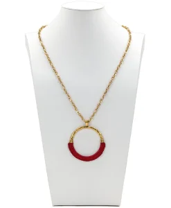 Patricia Nash Carmelina Wrapped Ring Pendant Necklace| Necklaces