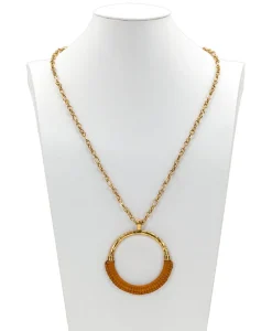 Patricia Nash Carmelina Wrapped Ring Pendant Necklace| Necklaces