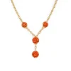 Patricia Nash Carved Rose Y Necklace| Necklaces