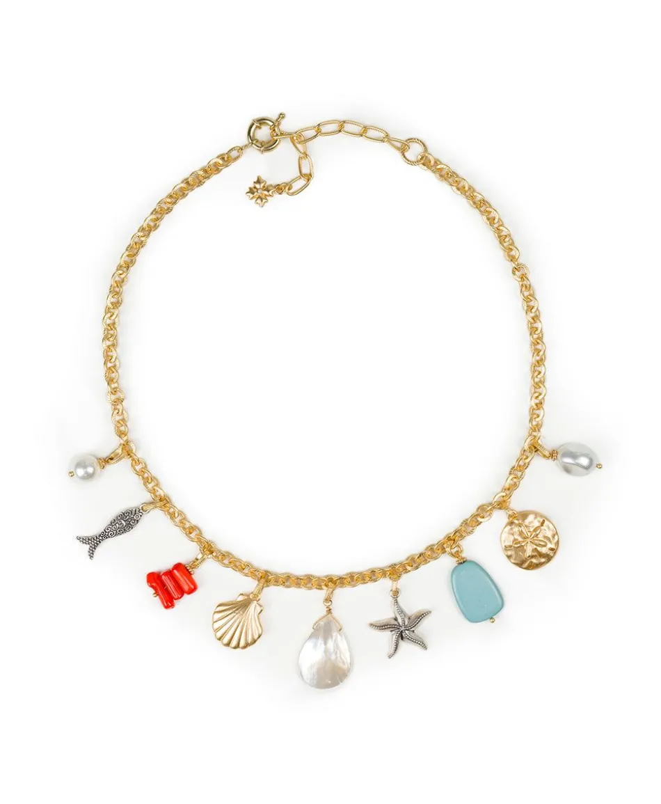 Patricia Nash Charm Short Necklace| Necklaces