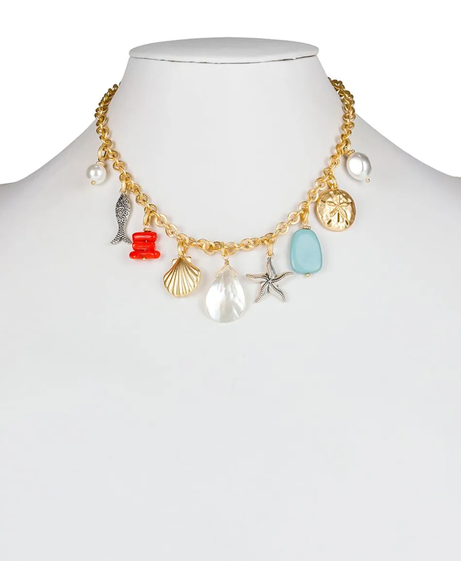 Patricia Nash Charm Short Necklace| Necklaces