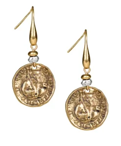 Patricia Nash Coin Drop Earrings| Earrings