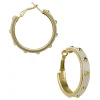 Patricia Nash Colette Studded Hoops| Earrings