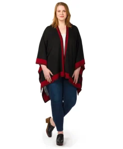 Patricia Nash Color Block Short Shawl| Knitwear