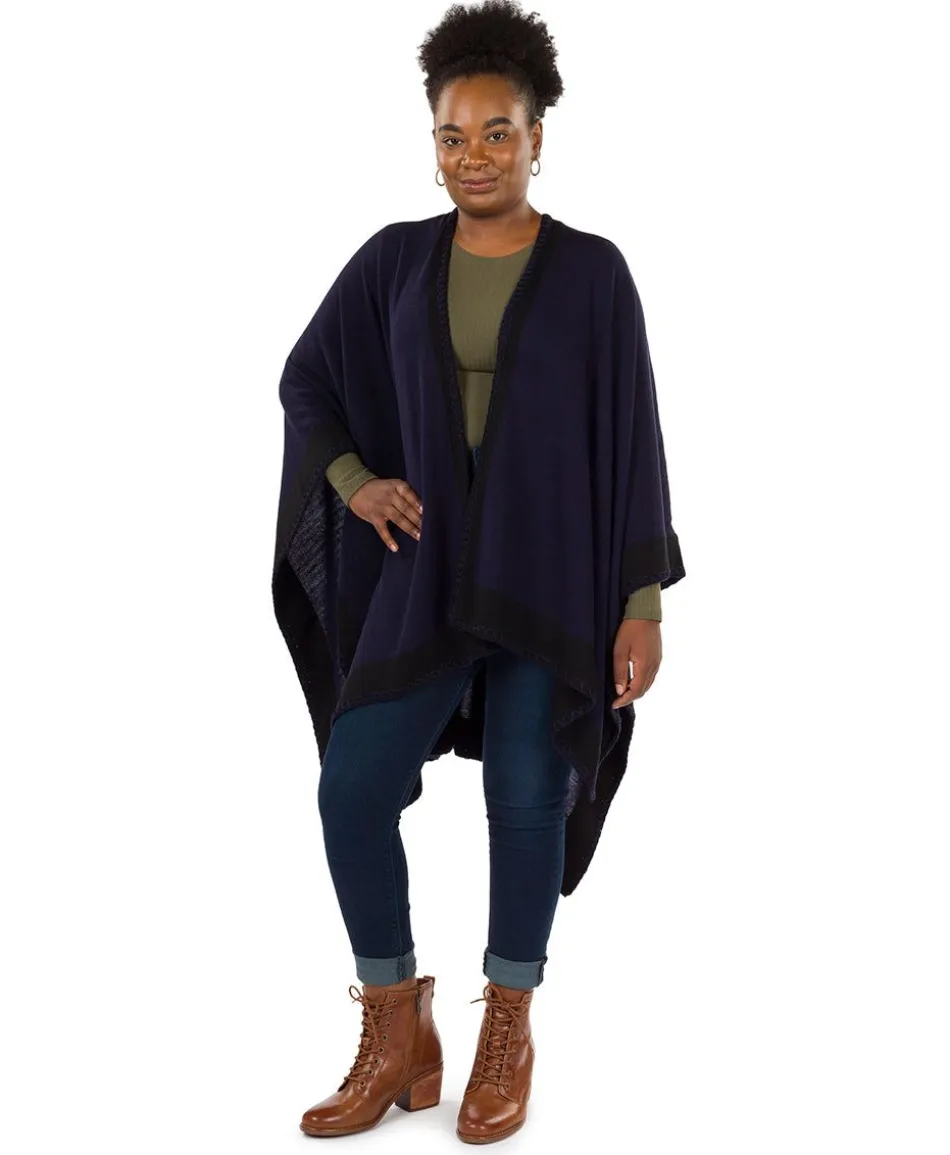 Patricia Nash Color Block Short Shawl| Knitwear