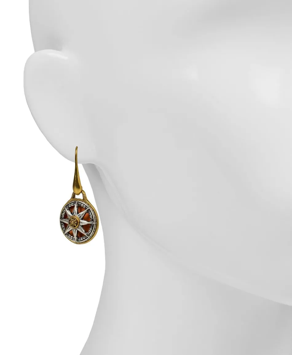 Patricia Nash Compass Drop Earrings| Earrings