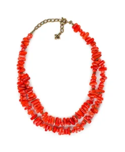Patricia Nash Coral Short Necklace| Necklaces