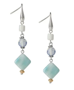 Patricia Nash Diamond Double Drop Earrings| Earrings