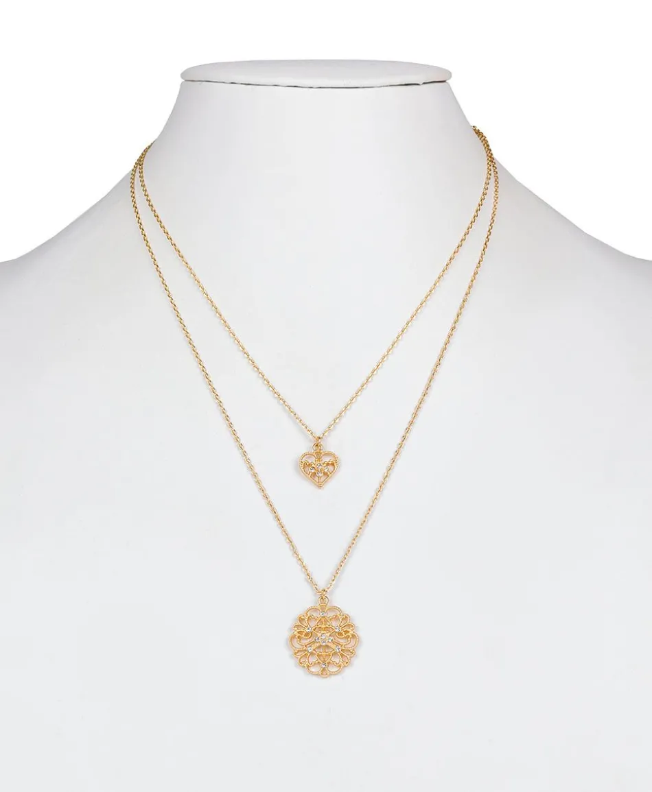 Patricia Nash Double Charm Necklace| Necklaces