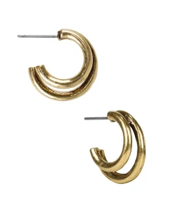 Patricia Nash Double Wire Hoop Earrings| Earrings