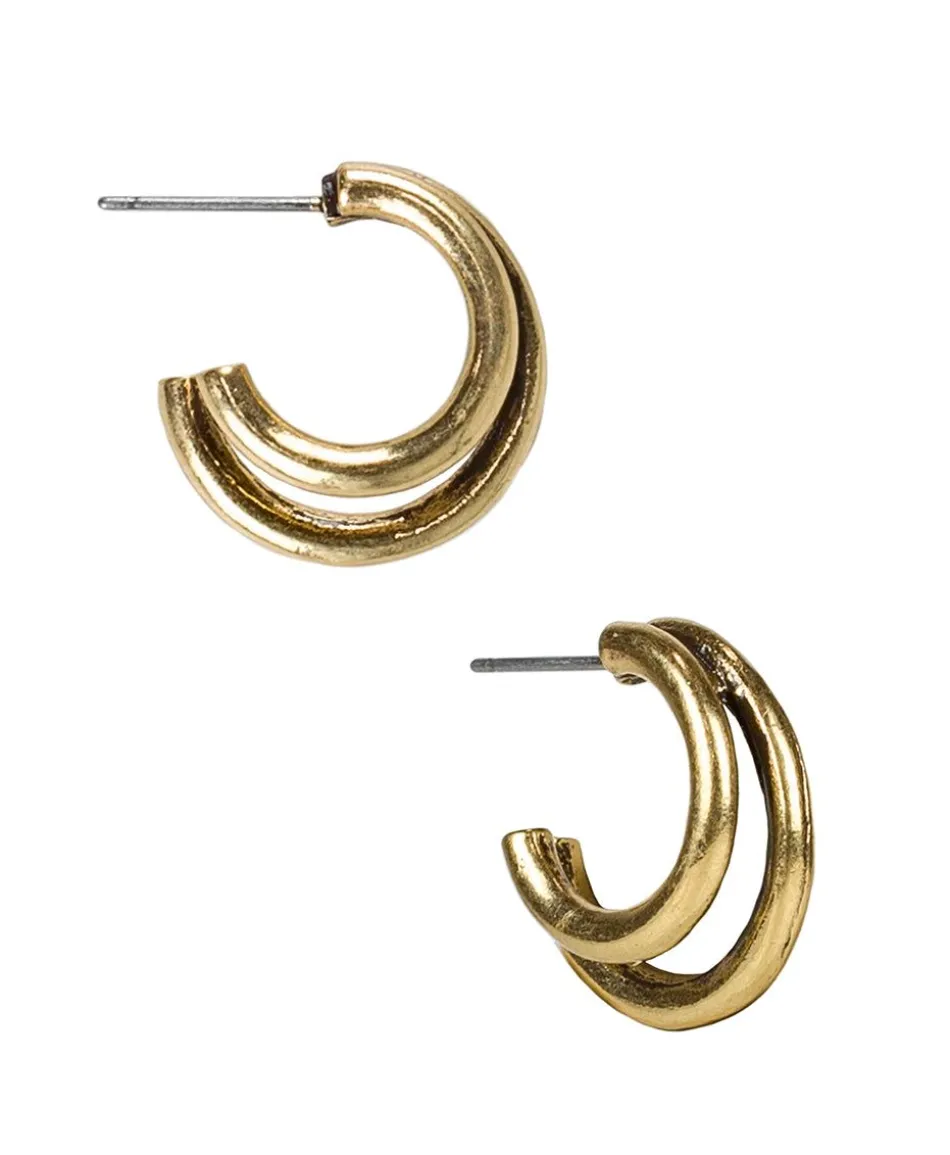Patricia Nash Double Wire Hoop Earrings| Earrings