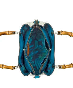Patricia Nash Empoli Satchel With Deep Blue Sea Scarf| Satchels
