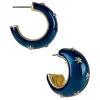 Patricia Nash Enamel Hoop Earrings| Earrings