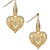 Patricia Nash Filigree Heart Dangle Earrings| Earrings