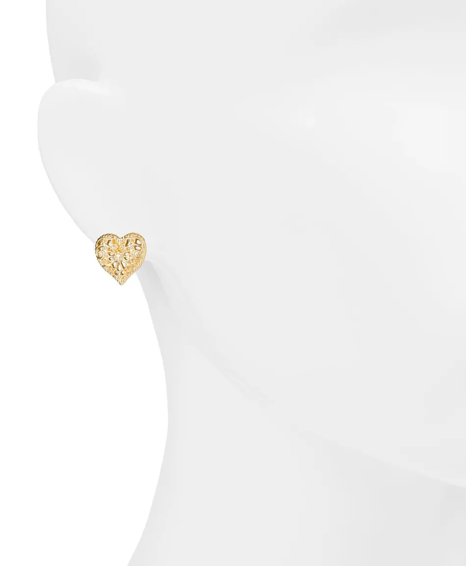 Patricia Nash Filigree Heart Post Earrings| Earrings