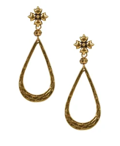 Patricia Nash Floret Post Teardrop Earrings| Earrings