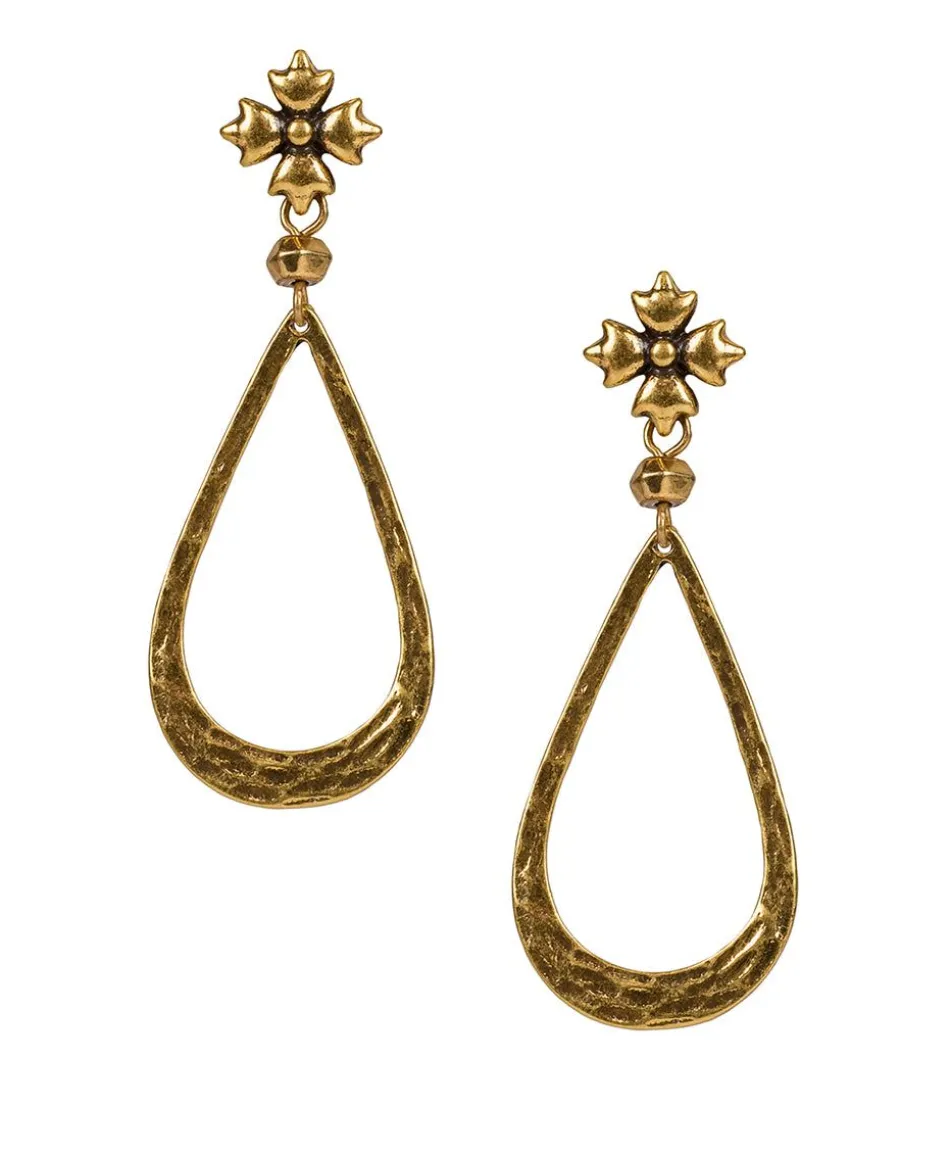 Patricia Nash Floret Post Teardrop Earrings| Earrings