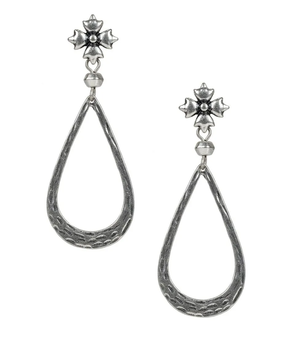 Patricia Nash Floret Post Teardrop Earrings| Earrings