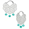 Patricia Nash Gypsy Hoop Bead Earrings| Earrings