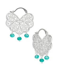 Patricia Nash Gypsy Hoop Bead Earrings| Earrings
