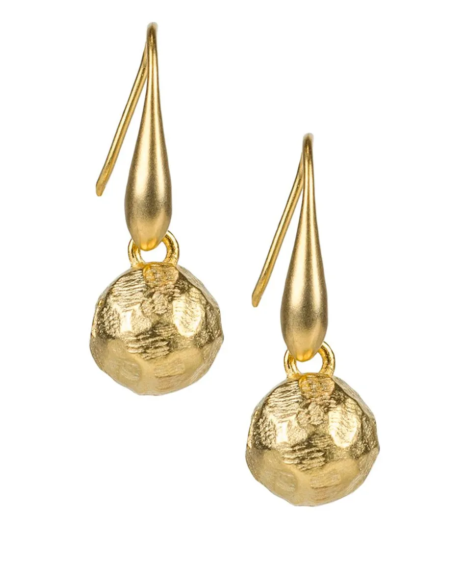 Patricia Nash Hammered Ball Drop Earrings| Earrings