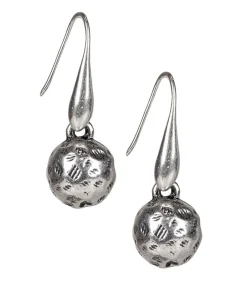 Patricia Nash Hammered Ball Drop Earrings| Earrings
