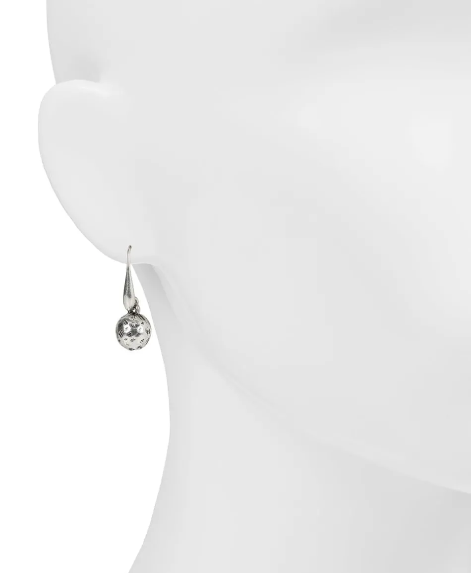 Patricia Nash Hammered Ball Drop Earrings| Earrings