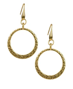 Patricia Nash Hammered Wire Hoop Earrings| Earrings