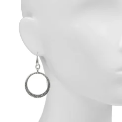 Patricia Nash Hammered Wire Hoop Earrings| Earrings