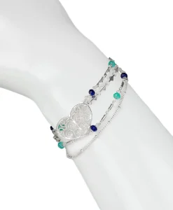 Patricia Nash Heart Charm Mutli Chain Bracelet| Bracelets