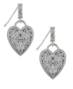 Patricia Nash Heart Lock Drop Earrings| Earrings