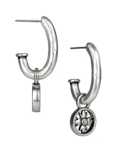 Patricia Nash J Hoop Floret Drop Earrings| Earrings
