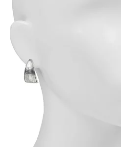 Patricia Nash J Hoop Hammered Earrings| Earrings