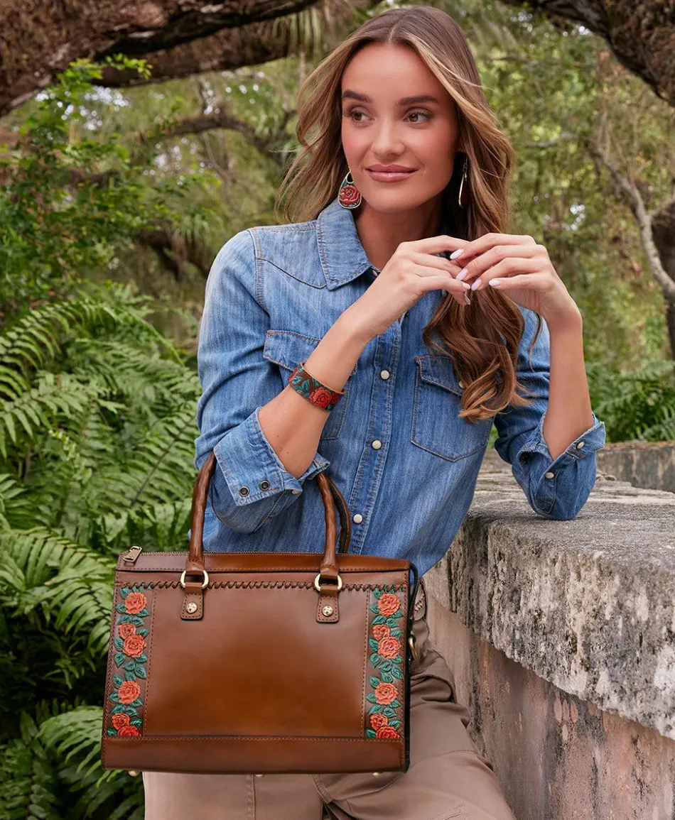 Patricia Nash Josselin Satchel| Satchels