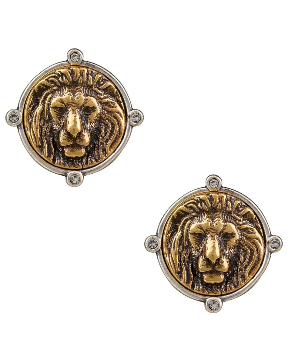 Patricia Nash Lionhead Stud Earrings| Earrings
