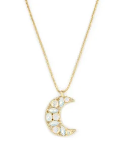 Patricia Nash Moon Stone Pendant Necklace| Necklaces