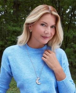 Patricia Nash Moon Stone Pendant Necklace| Necklaces