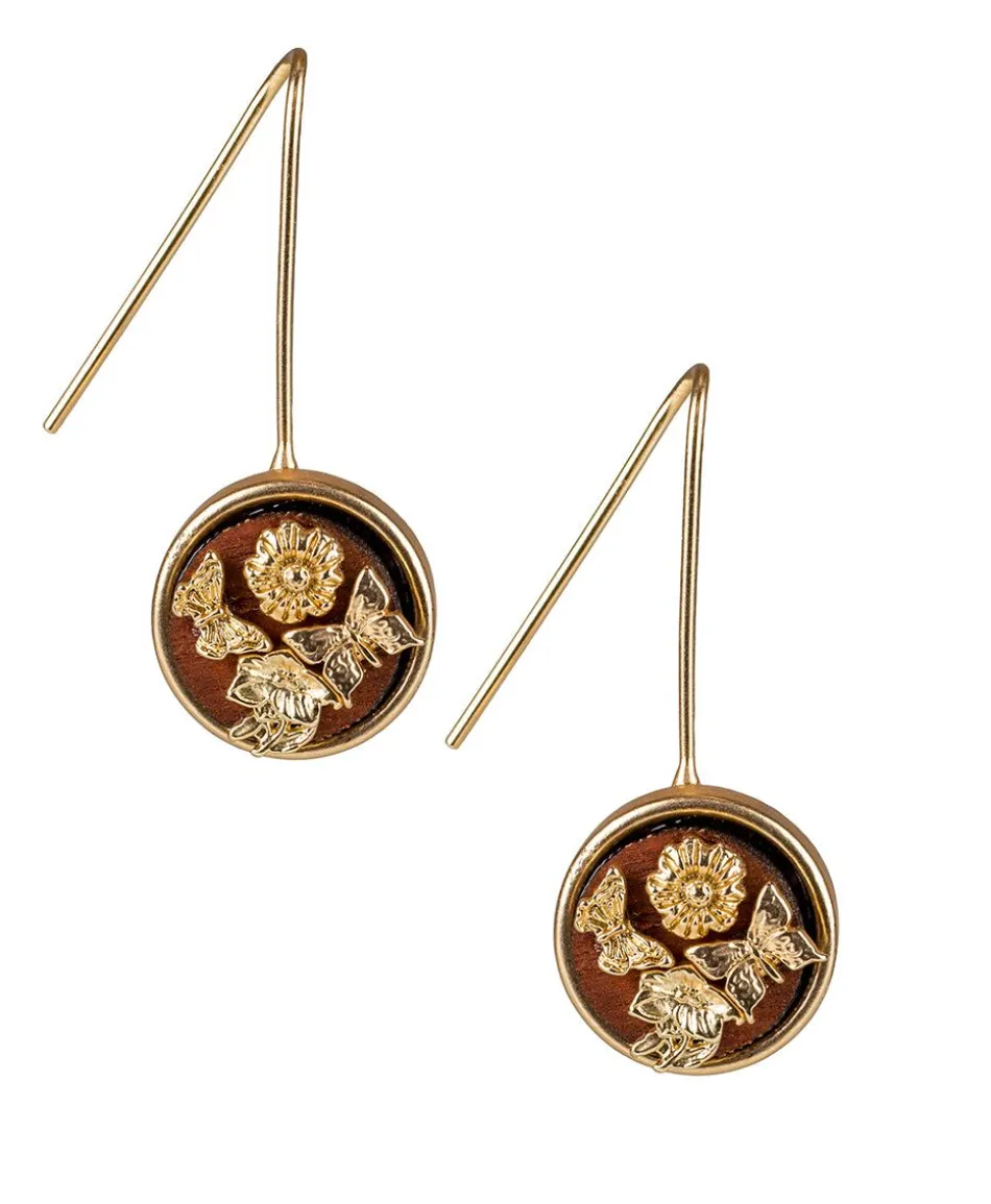 Patricia Nash Multi Butterfly Drop Earrings| Earrings