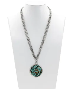 Patricia Nash Nicolina Leather Inset Necklace| Necklaces