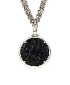 Patricia Nash Nicolina Leather Inset Necklace| Necklaces