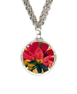 Patricia Nash Nicolina Leather Inset Necklace| Necklaces